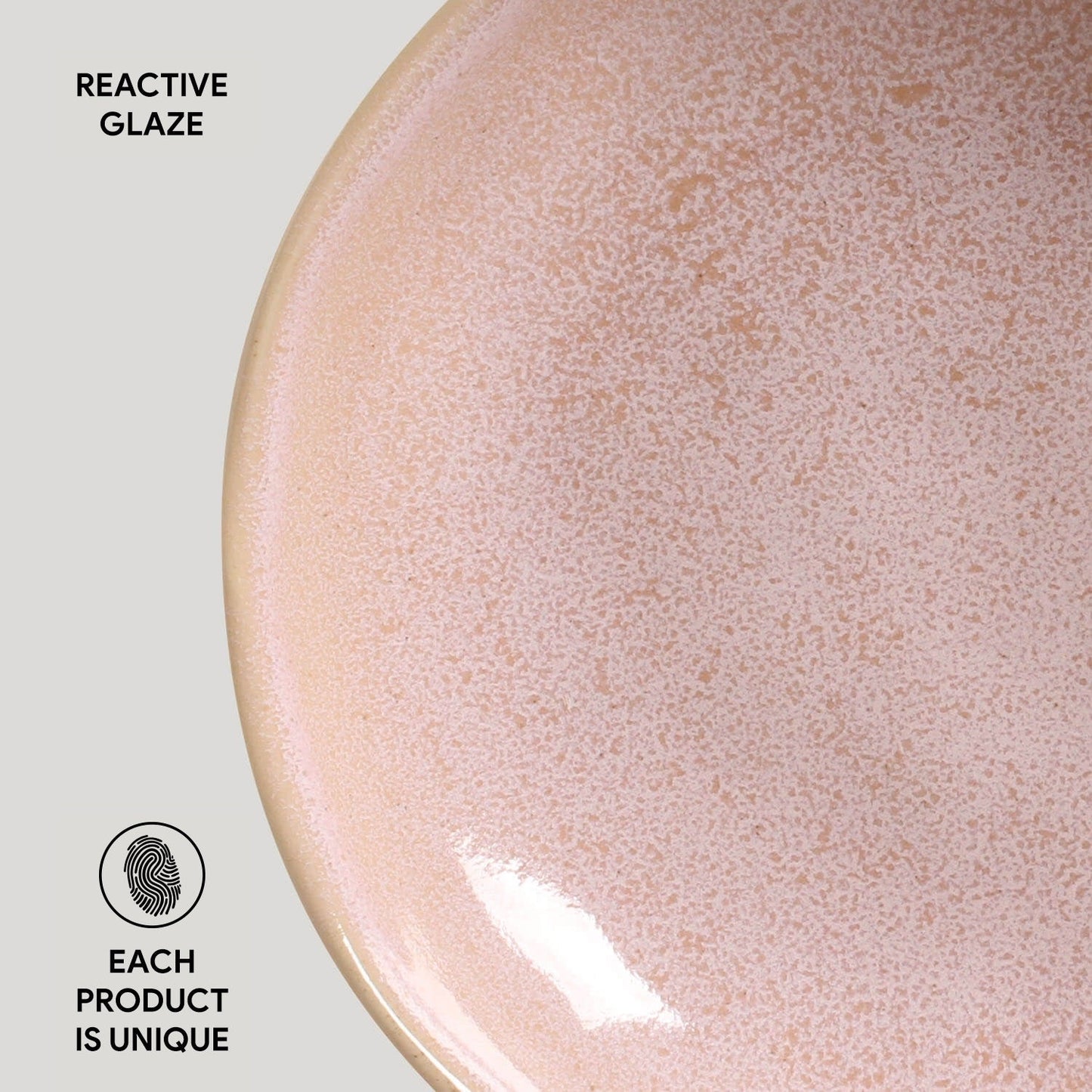 Porto Brasil LITCHI SOUP PLATE BIO STONEWARE dia. 9.84"  SKU: '1331109202