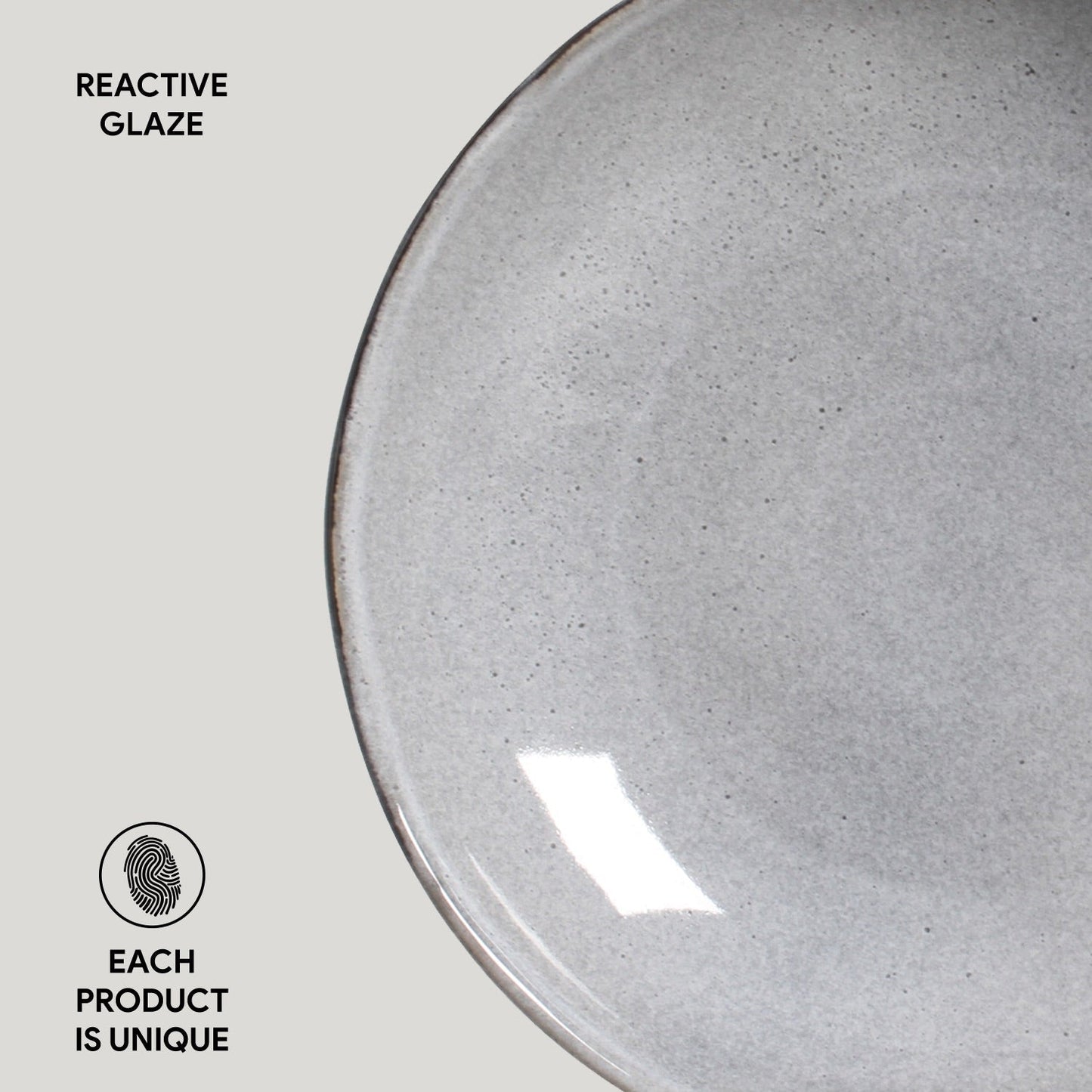 Porto Brasil DUST SOUP PLATE BIO STONEWARE dia. 8.86"  SKU: '1331115801