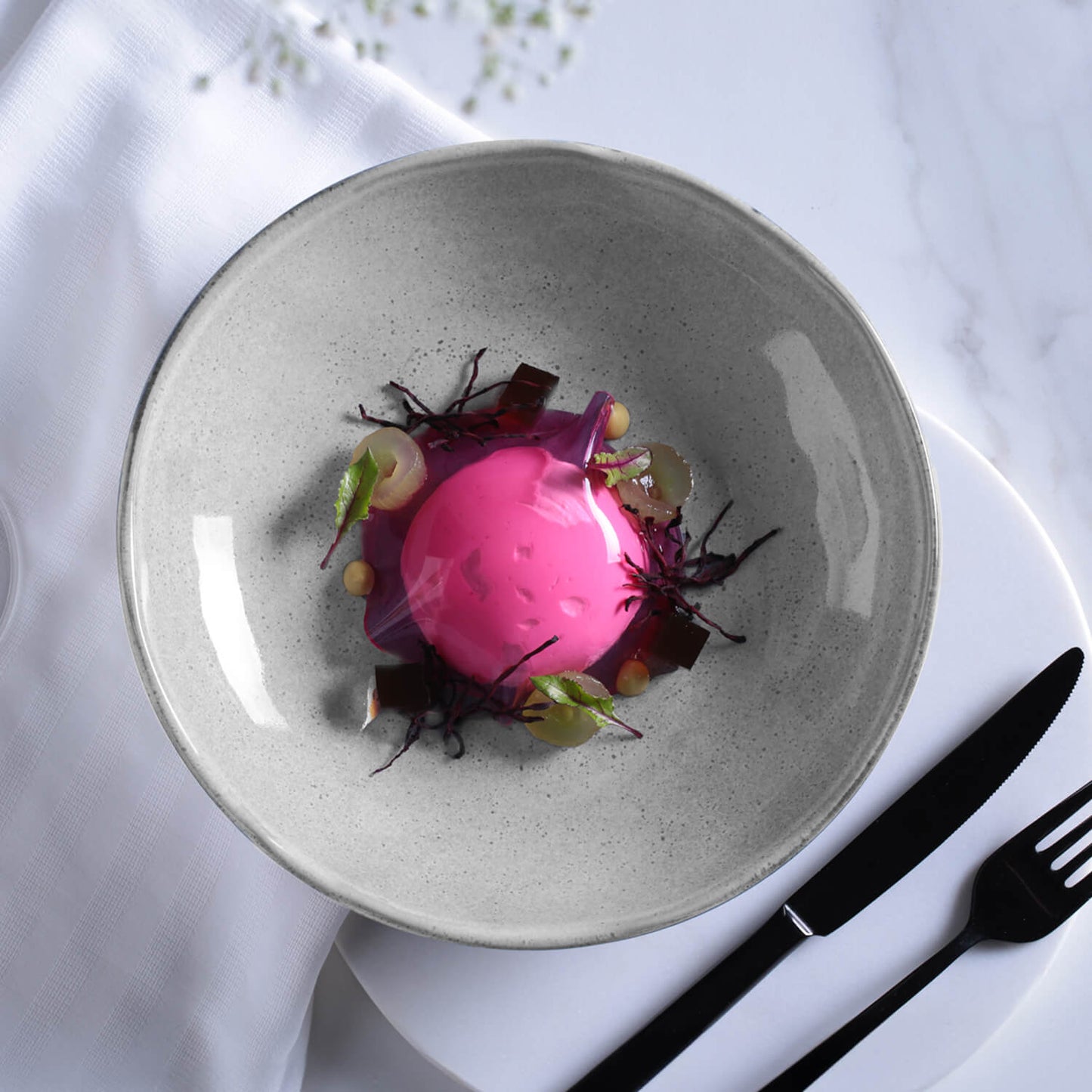 Porto Brasil DUST SOUP PLATE BIO STONEWARE dia. 9.84"  SKU: '1331115802