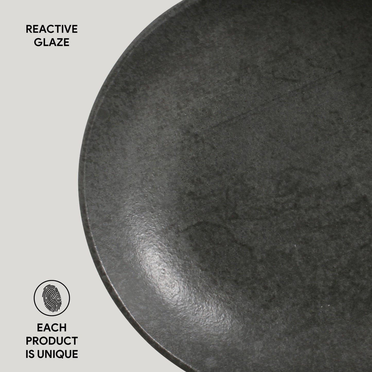 Porto Brasil CHROMIUM SOUP PLATE BIO STONEWARE dia. 9.84"  SKU: '1331115902