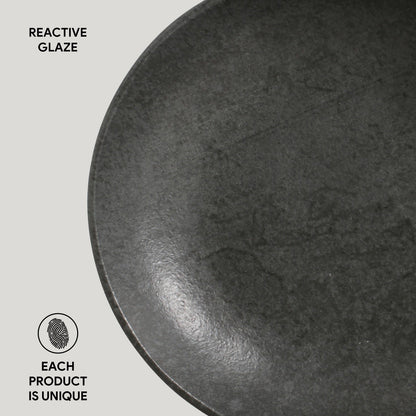 Porto Brasil CHROMIUM SOUP PLATE BIO STONEWARE dia. 9.84"  SKU: '1331115902