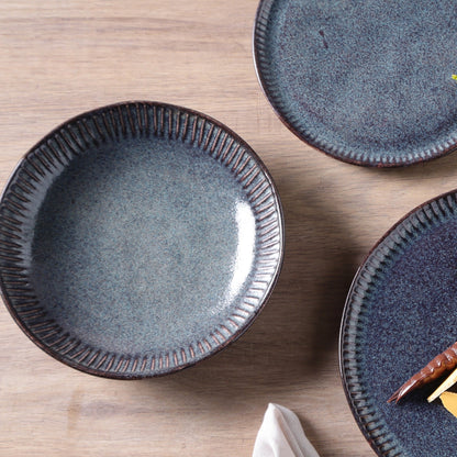 Porto Brasil TITANIUM LINHAS SOUP PLATE STONEWARE dia. 8.86"  SKU: '1361109401