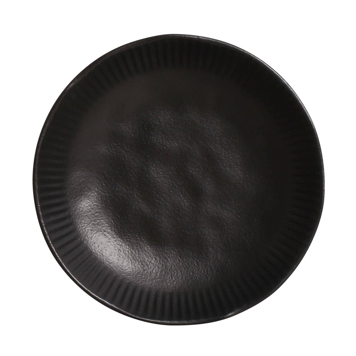 Porto Brasil MATTE BLACK LINHAS SOUP PLATE STONEWARE dia. 8.86"  SKU: '136173901