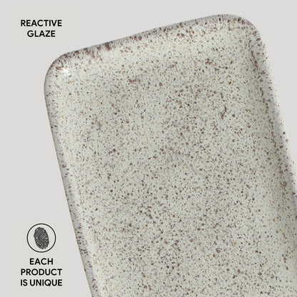 Porto Brasil PISTACHE RECTANGULAR PR MEDIUM ORGANIC STONEWARE dia. 12.99x5.12"  SKU: '14014108801