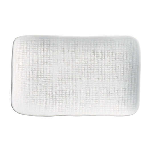 Porto Brasil NEW WHITE RECTANGULAR PR MEDIUM JUTA dia. 10.63x6.3"  SKU: '14064119801
