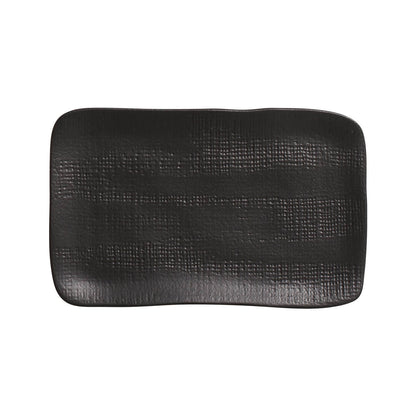 Porto Brasil MATTE BLACK RECTANGULAR PR MEDIUM JUTA dia. 10.63x6.3"  SKU: '1406473901