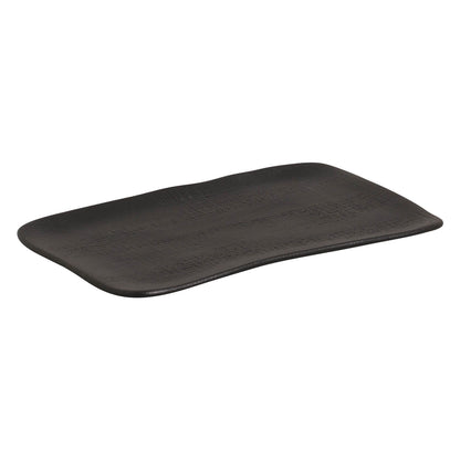 Porto Brasil MATTE BLACK RECTANGULAR PR MEDIUM JUTA dia. 10.63x6.3"  SKU: '1406473901
