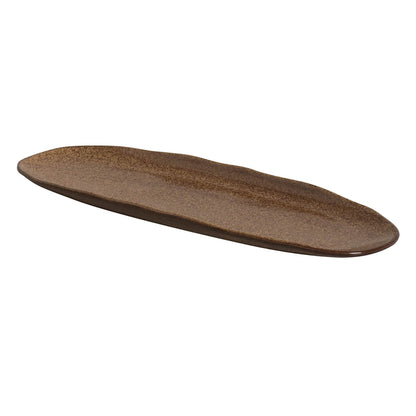 Porto Brasil DIJON SHALLOW OVAL PR LARGE ORGANIC STONEWARE dia. 14.17x5.12"  SKU: '14214105801