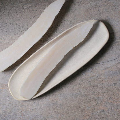 Porto Brasil LATTE SHALLOW OVAL PR LARGE ORGANIC STONEWARE dia. 14.17x5.12"  SKU: '14214108501