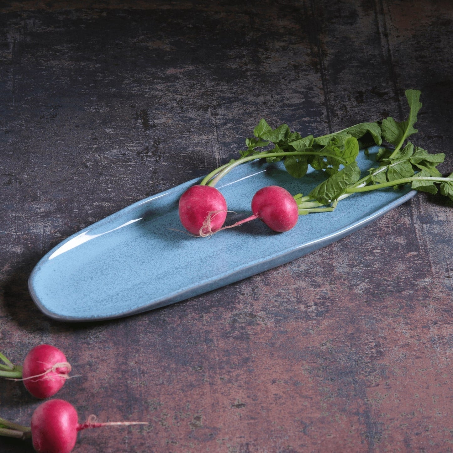 Porto Brasil BREEZE SHALLOW OVAL PR LARGE ORGANIC STONEWARE dia. 14.17x5.12"  SKU: '14214109001