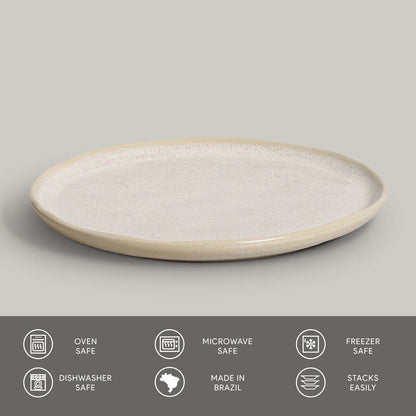 Porto Brasil LATTE DESSERT PLATE BIO STONEWARE dia. 8.46"   SKU: '1431108501