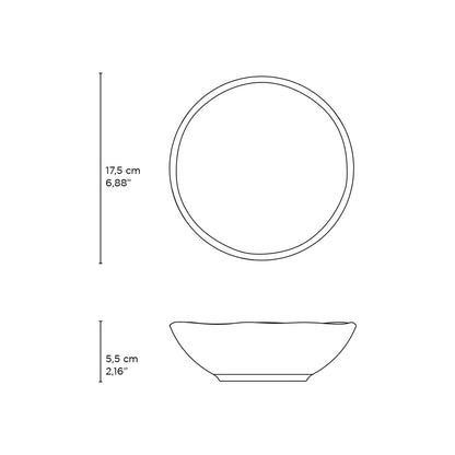 Porto Brasil NIGHT SKY BOWL ORGANIC STONEWARE dia. 6.9x2.2"  SKU: '1431477201