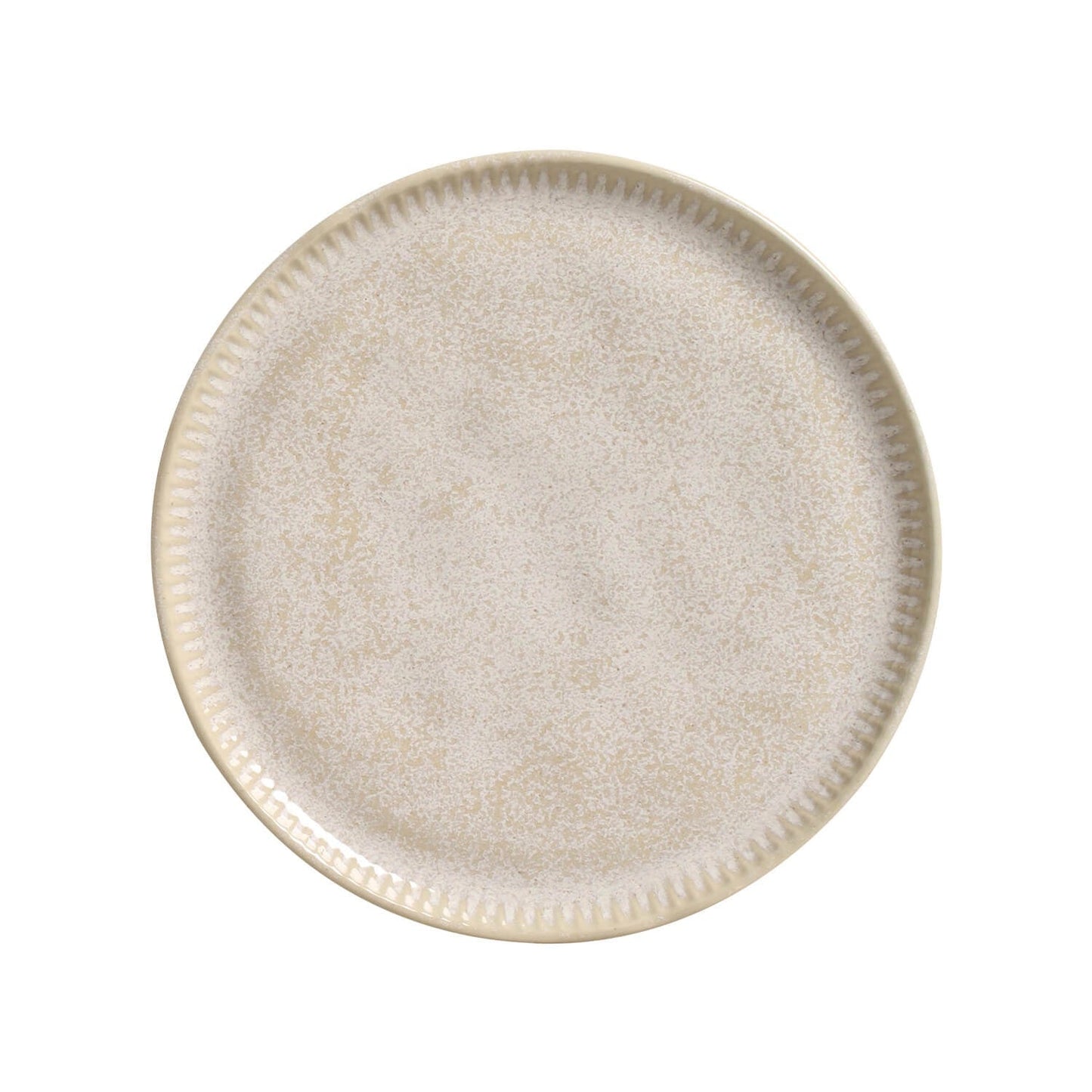 Porto Brasil LATTE LINHAS DESSERT PLATE STONEWARE dia. 8.46"  SKU: '1461108501