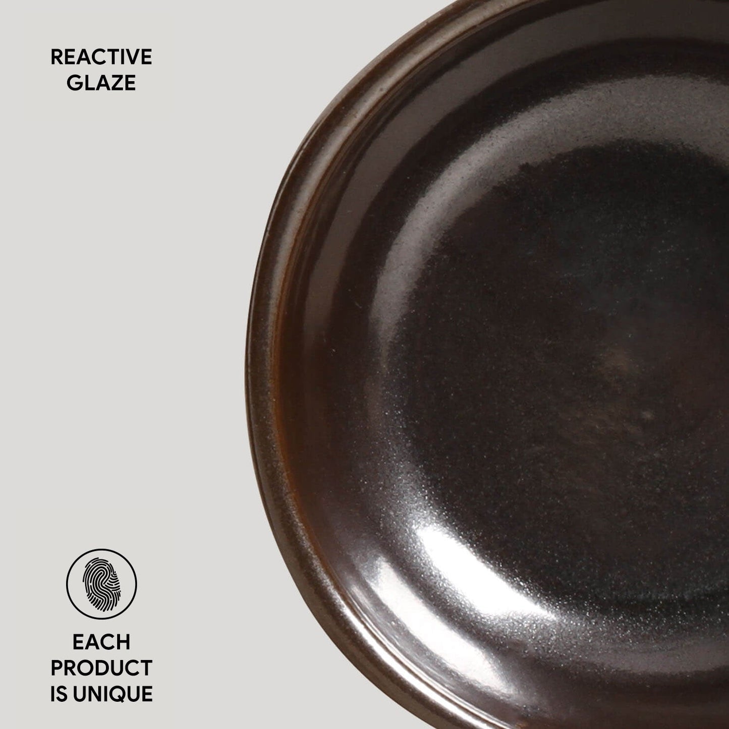 Porto Brasil METALLICA RAMEKIN ORGANIC MEDIUM STONEWARE dia. 3.54x1.18"  SKU: '14614109301