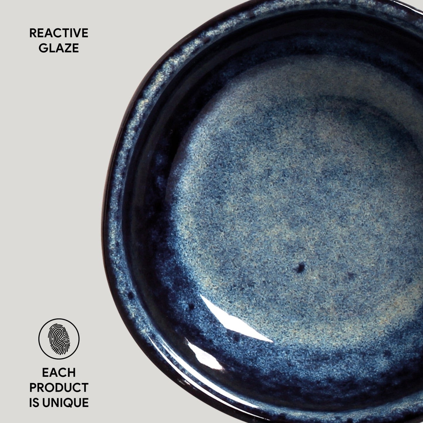 Porto Brasil DENIM RAMEKIN ORGANIC MEDIUM STONEWARE dia. 3.54x1.18"  SKU: '14614113001