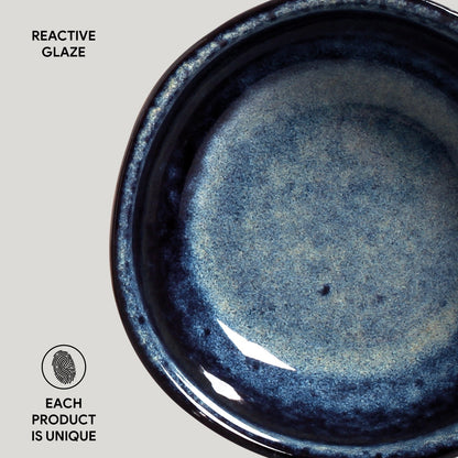 Porto Brasil DENIM RAMEKIN ORGANIC MEDIUM STONEWARE dia. 3.54x1.18"  SKU: '14614113001