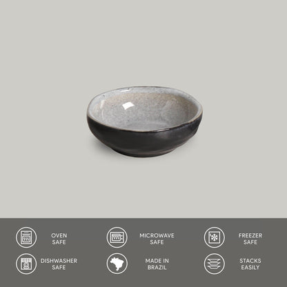 Porto Brasil DUST RAMEKIN ORGANIC MEDIUM STONEWARE dia. 3.54x1.18"  SKU: '14614115801