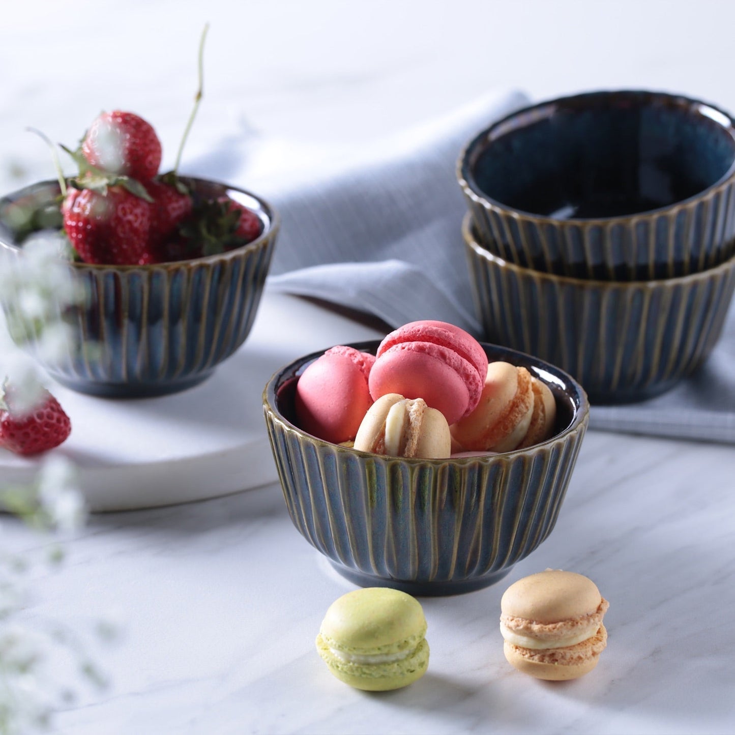 Porto Brasil OCEANO LINHAS RAMEKIN STONEWARE dia. 3.5x1.97"  SKU: '14661106701