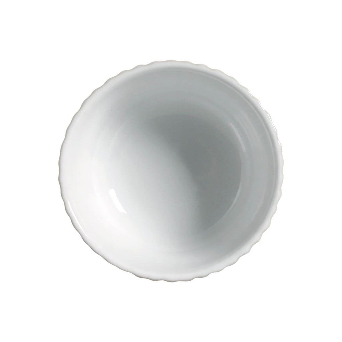 Porto Brasil NEW WHITE LINHAS RAMEKIN STONEWARE dia. 3.5x1.97"  SKU: '14661119801