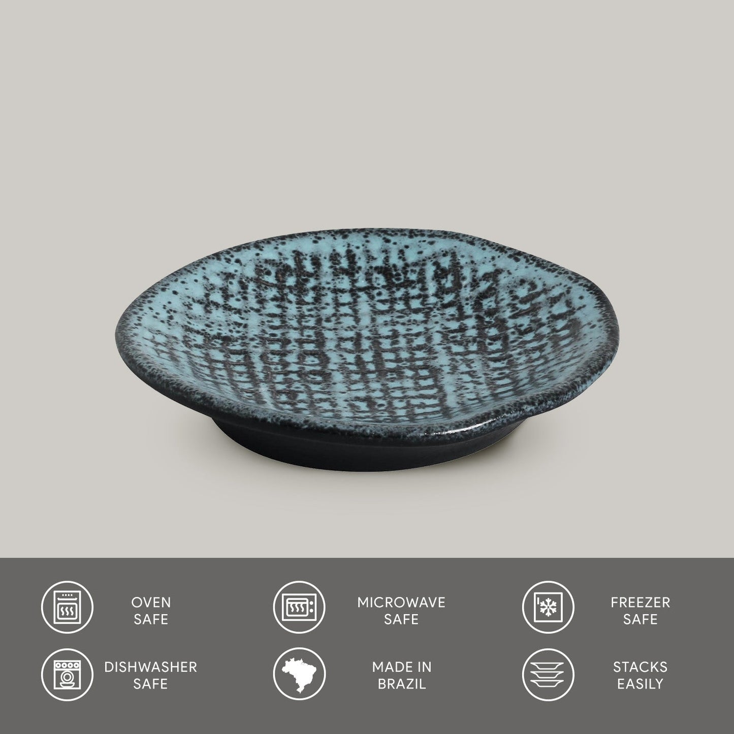 Porto Brasil NIGHT SKY RAMEKIN JUTA STONEWARE dia. 4.33x0.87"  SKU: '1466477201