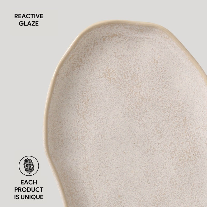 Porto Brasil LATTE SHALLOW OVAL PR MEDIUM BIO STONEWARE dia. 11.81x7.87"  SKU: '14831108501