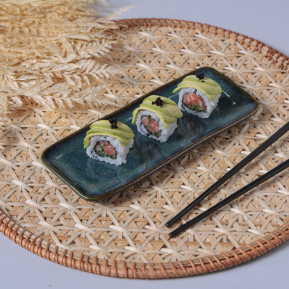 Porto Brasil OCEANO RECTANGULAR PR ORGANIC STONEWARE dia. 8.66x3.74"  SKU: '15014106701