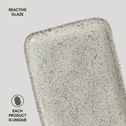 Porto Brasil PISTACHE RECTANGULAR PR ORGANIC STONEWARE dia. 8.66x3.74"  SKU: '15014108801