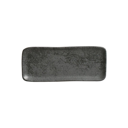 Porto Brasil CHROMIUM RECTANGULAR PR ORGANIC STONEWARE dia. 8.66x3.74"  SKU: '15014115901