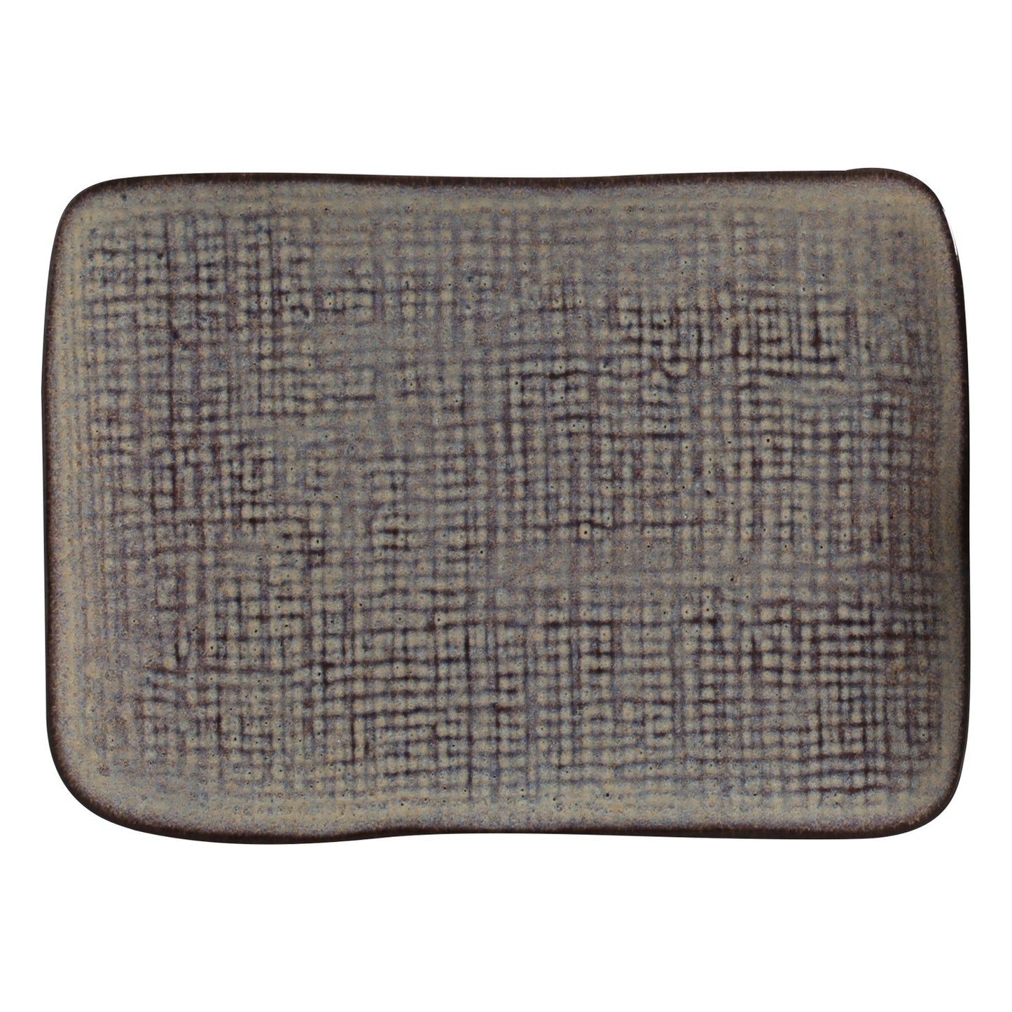 Porto Brasil TOURMALINE RECTANGULAR PR JUTA STONEWARE dia. 7.08x5.51"  SKU: '15064108901