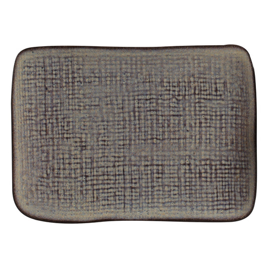 Porto Brasil TOURMALINE RECTANGULAR PR JUTA STONEWARE dia. 7.08x5.51"  SKU: '15064108901