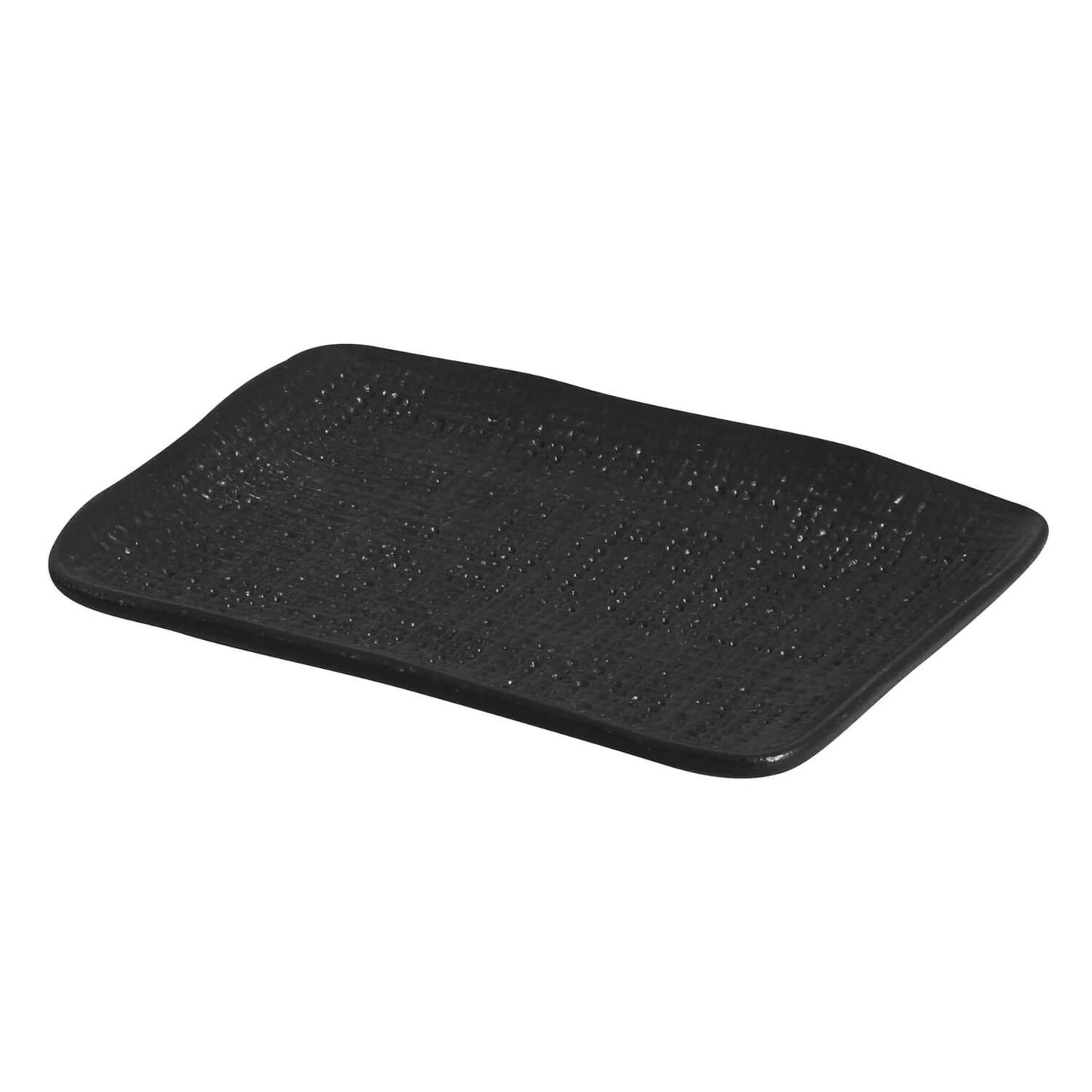 Porto Brasil MATTE BLACK RECTANGULAR PR JUTA STONEWARE dia. 7.08x5.51"  SKU: '1506473901