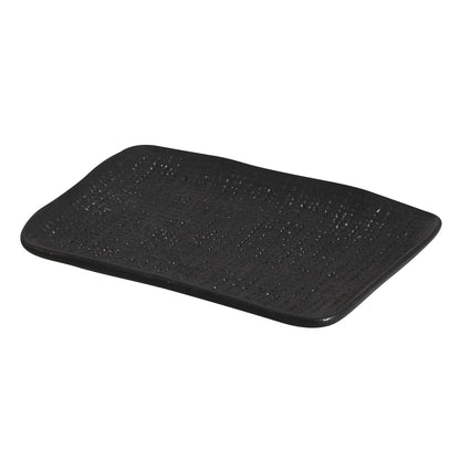 Porto Brasil MATTE BLACK RECTANGULAR PR JUTA STONEWARE dia. 7.08x5.51"  SKU: '1506473901