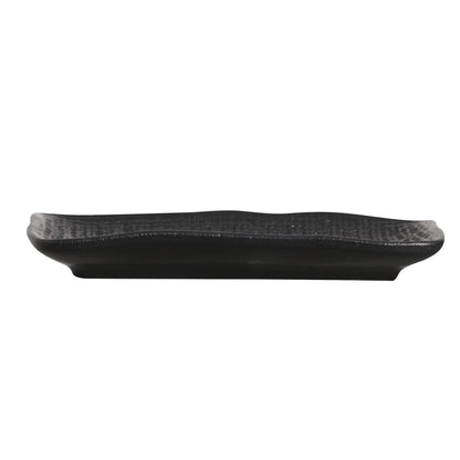 Porto Brasil MATTE BLACK RECTANGULAR PR JUTA STONEWARE dia. 7.08x5.51"  SKU: '1506473901