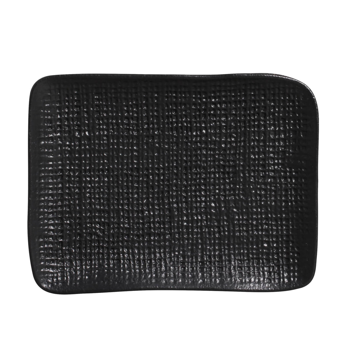 Porto Brasil MATTE BLACK RECTANGULAR PR JUTA STONEWARE dia. 7.08x5.51"  SKU: '1506473901