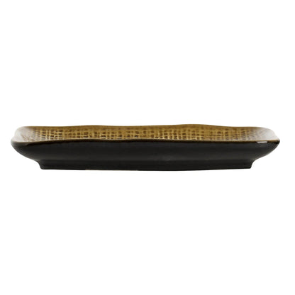 Porto Brasil AMBER RECTANGULAR PR JUTA STONEWARE dia. 7.08x5.51"  SKU: '1506477101