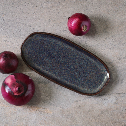 Porto Brasil TITANIUM SHALLOW OVAL PR ORGANIC STONEWARE dia. 9.06x4.33"  SKU: '15114109401