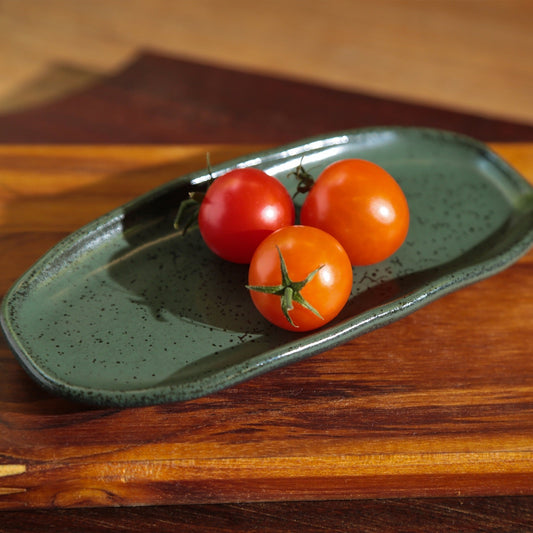 Porto Brasil GREENERY SHALLOW OVAL PR ORGANIC STONEWARE dia. 6.5x3.15"  SKU: '15214106501