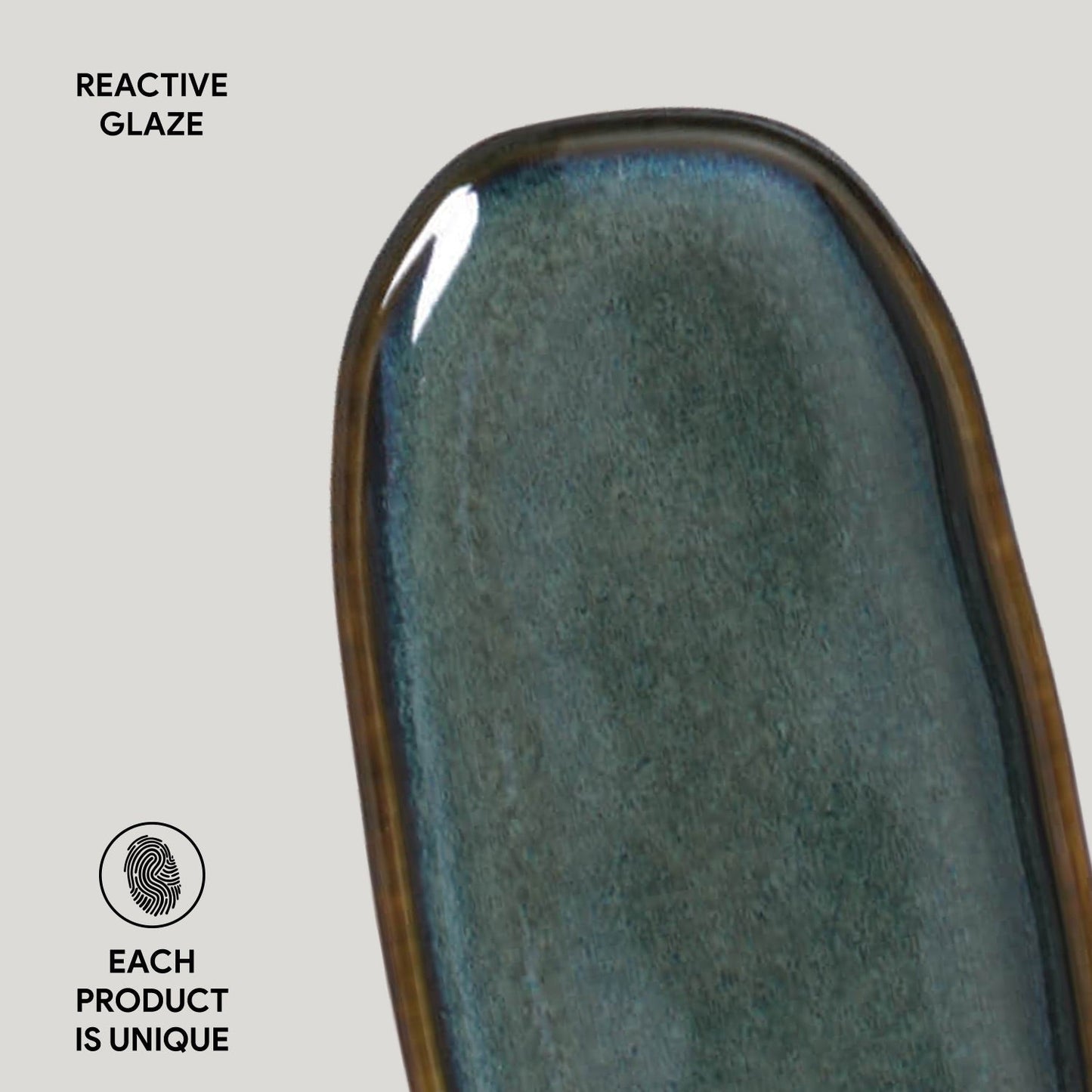Porto Brasil OCEANO SHALLOW OVAL PR ORGANIC STONEWARE dia. 6.5x3.15"  SKU: '15214106701