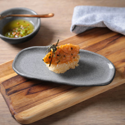 Porto Brasil DUST SHALLOW OVAL PR ORGANIC STONEWARE dia. 6.5x3.15"  SKU: '15214115801