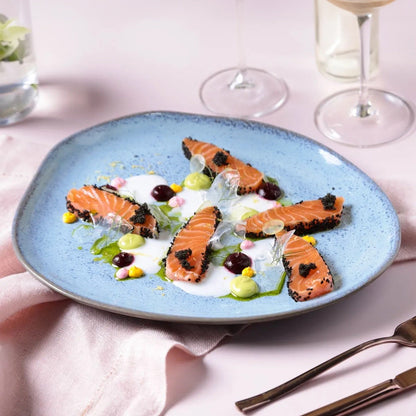 Porto Brasil BREEZE OVAL DINNER PLATE  ORGANIC STONEWARE dia. 12.2"  SKU: '15314109001