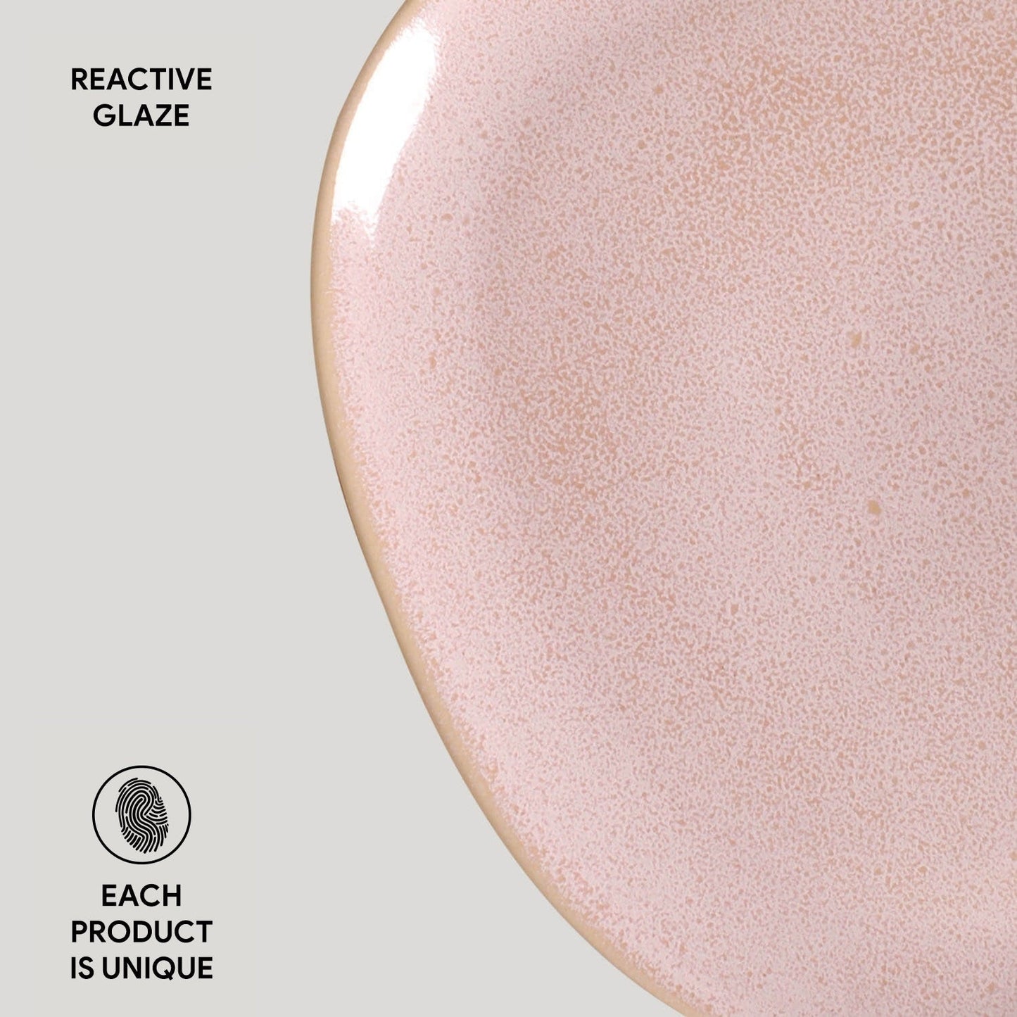 Porto Brasil LITCHI OVAL DINNER PLATE ORGANIC STONEWARE dia. 12.2"  SKU: '15314109201