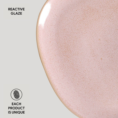 Porto Brasil LITCHI OVAL DINNER PLATE ORGANIC STONEWARE dia. 12.2"  SKU: '15314109201