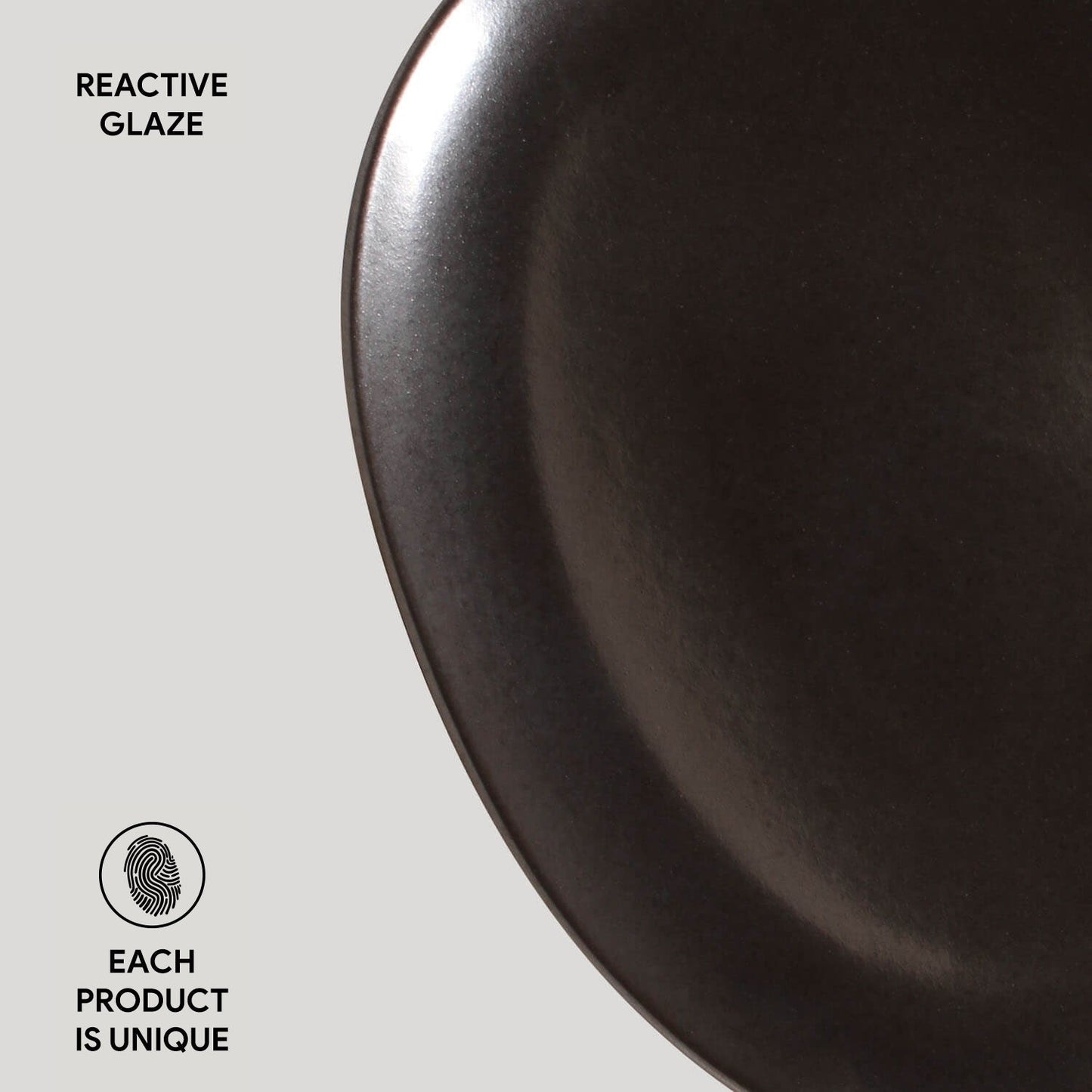 Porto Brasil METALLICA OVAL DINNER PLATE ORGANIC STONEWARE dia. 12.2"  SKU: '15314109301