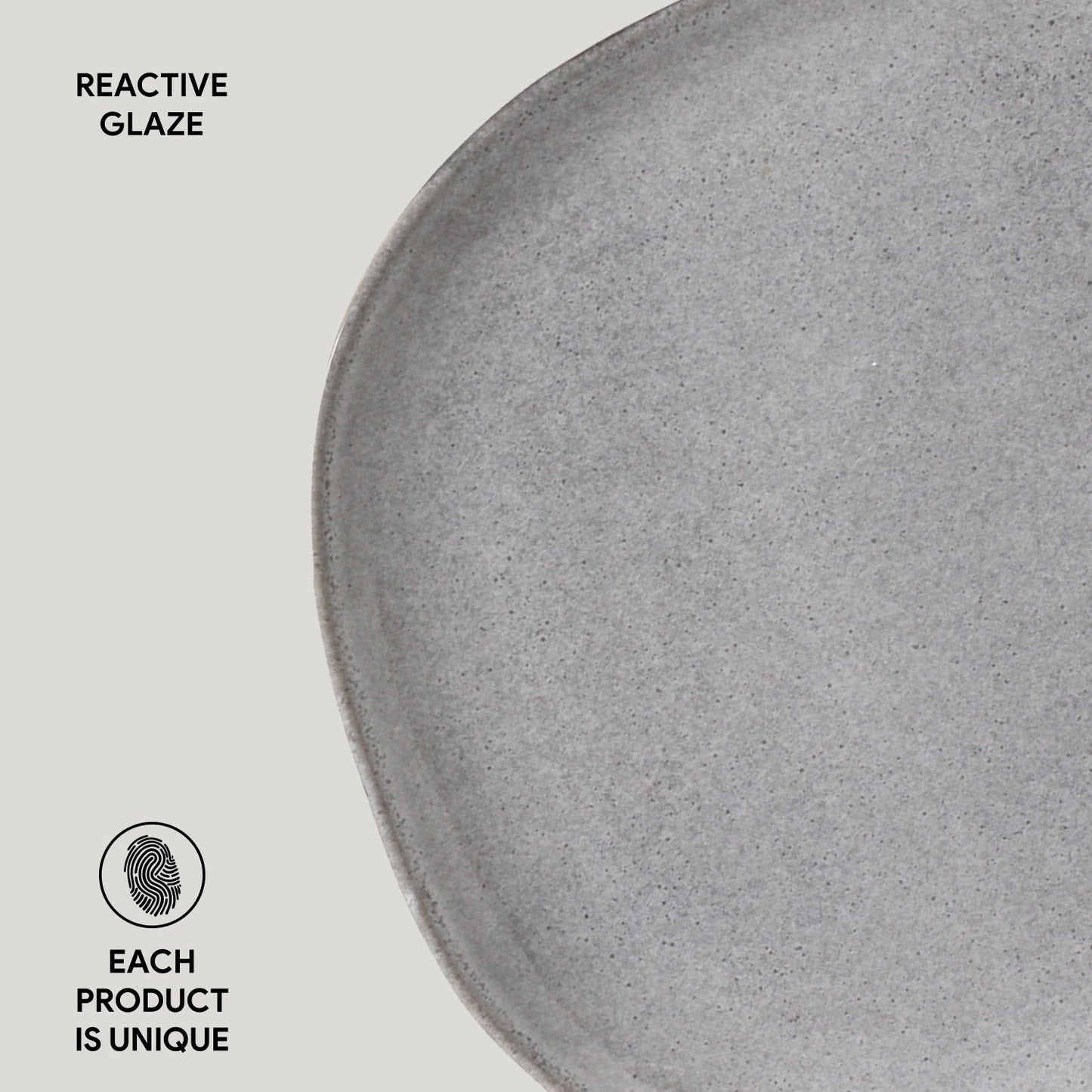 Porto Brasil DUST OVAL DINNER PLATE ORGANIC STONEWARE dia. 12.2"  SKU: '15314115801
