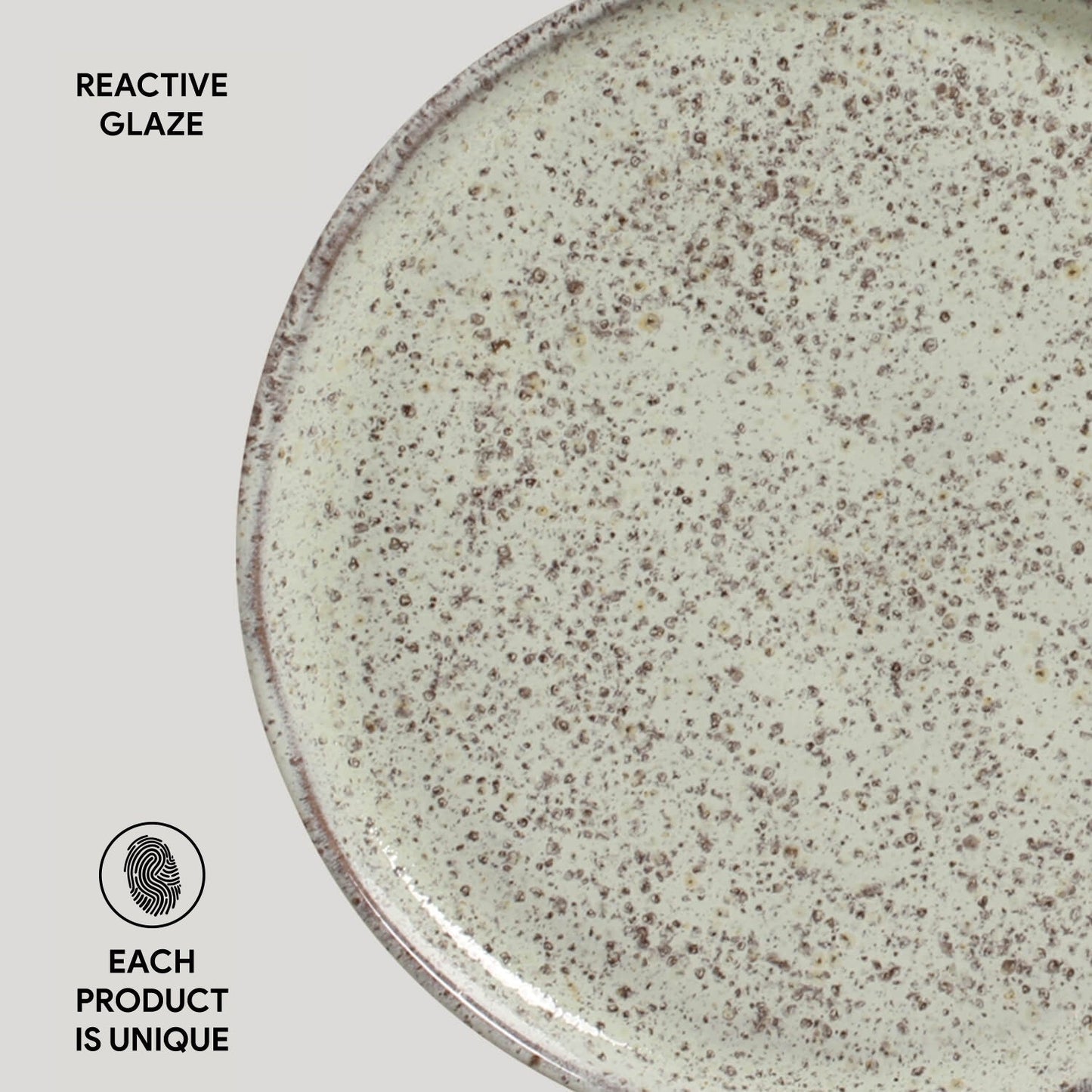 Porto Brasil PISTACHE BREAD PLATE STONEWARE dia. 6.1x0.63"  SKU: '15931108801