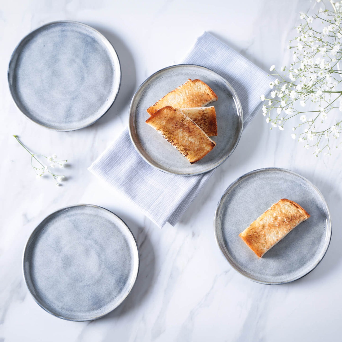 Porto Brasil DUST BREAD PLATE STONEWARE dia. 6.1x0.63"  SKU: '15931115801