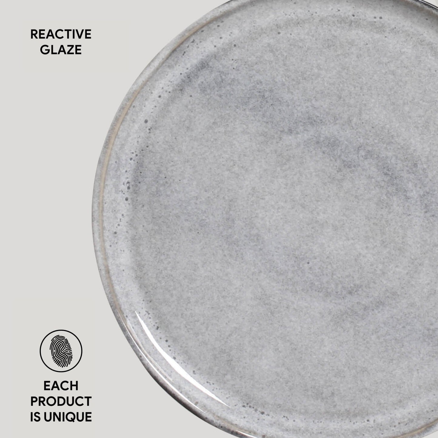 Porto Brasil DUST BREAD PLATE STONEWARE dia. 6.1x0.63"  SKU: '15931115801