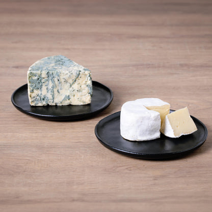 Porto Brasil MATTE BLACK BREAD PLATE STONEWARE dia. 6.1x0.63"  SKU: '1593173901