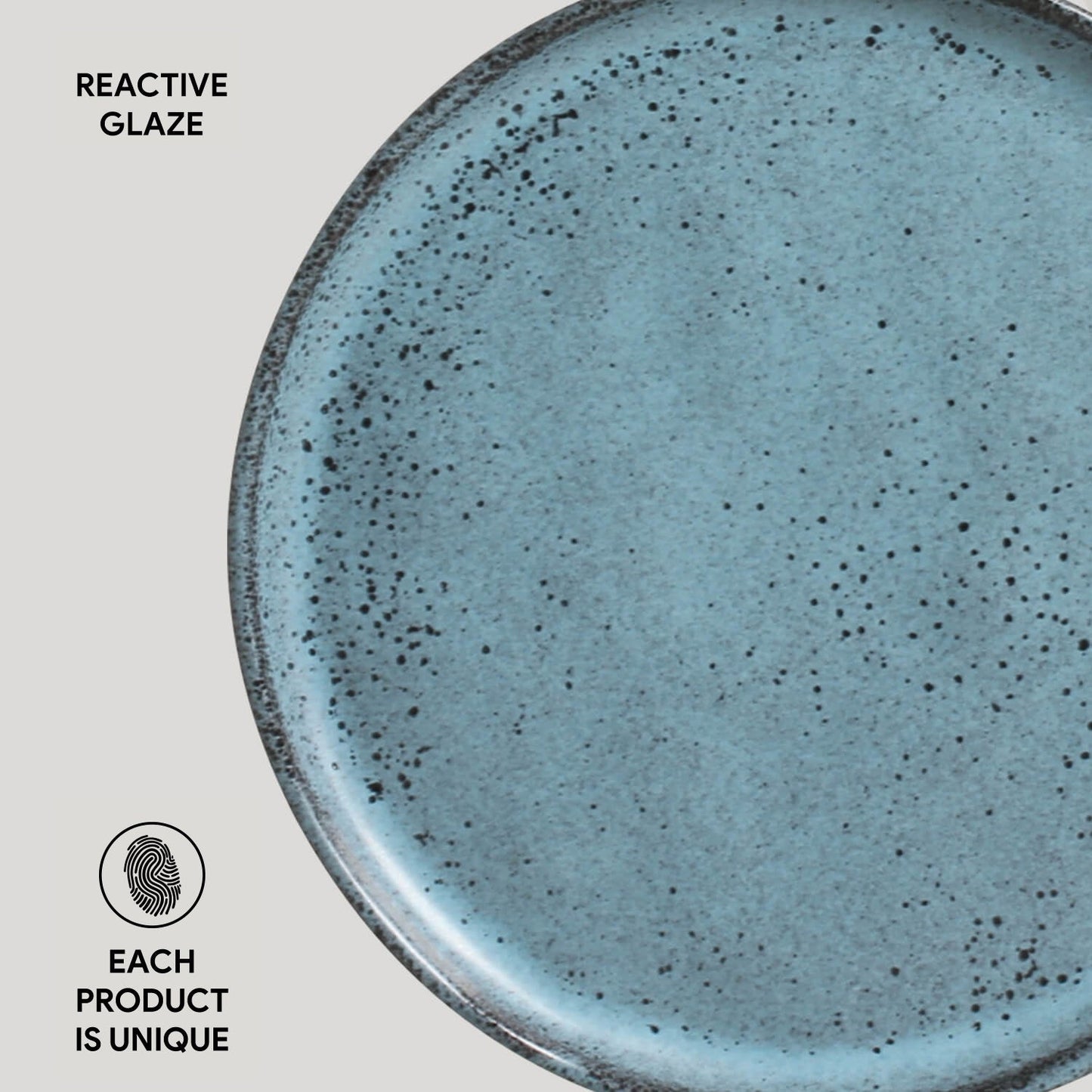 Porto Brasil NIGHT SKY BREAD PLATE STONEWARE dia. 6.1x0.63"  SKU: '1593177201