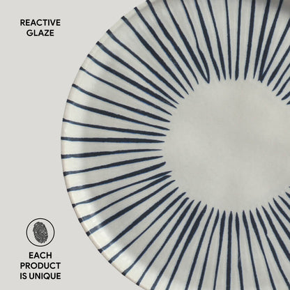 Porto Brasil ELEMENTO BREAD PLATE STONEWARE dia. 6.1x0.63"  SKU: '1593193101